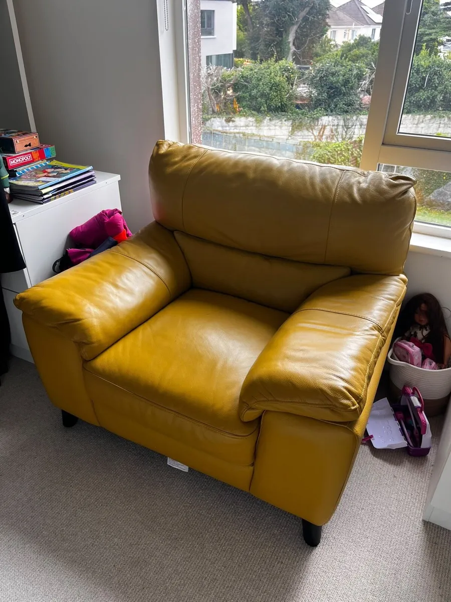 Yellow Arm chair - Image 2