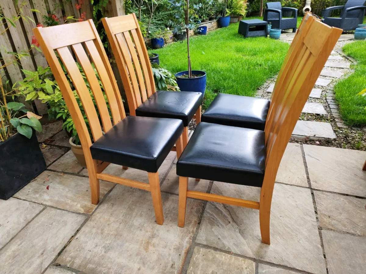 4 kitchen dining chairs - Image 3
