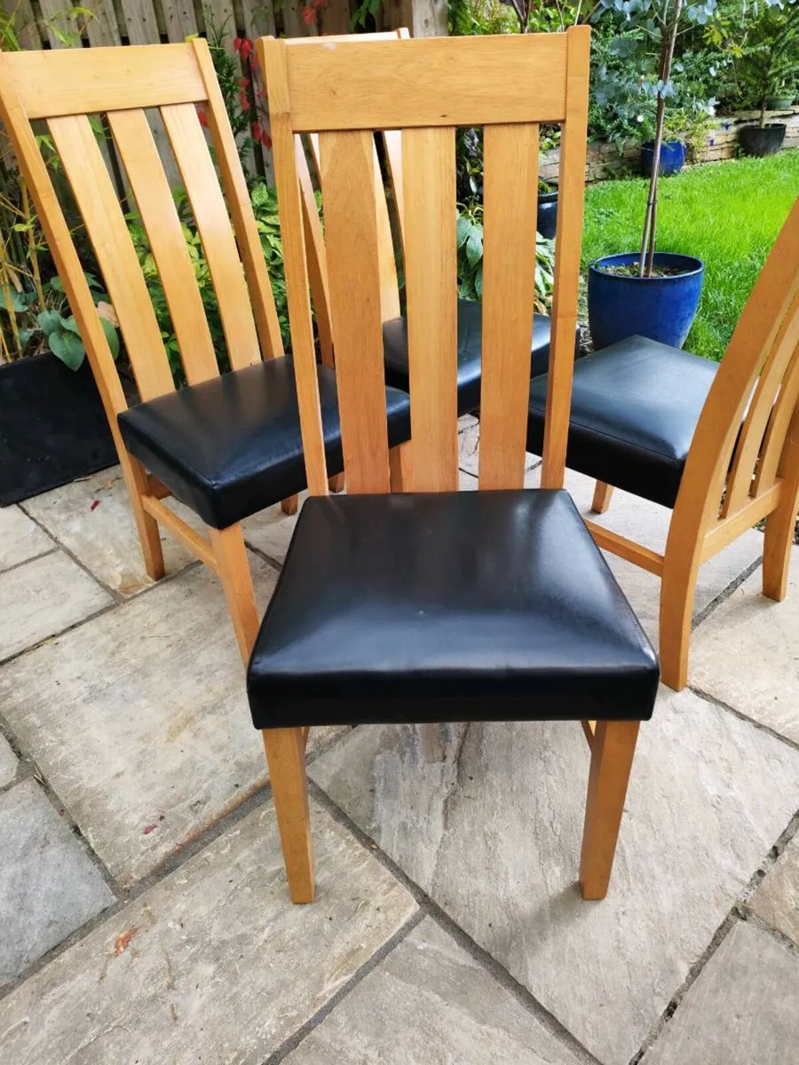 4 kitchen dining chairs - Image 4