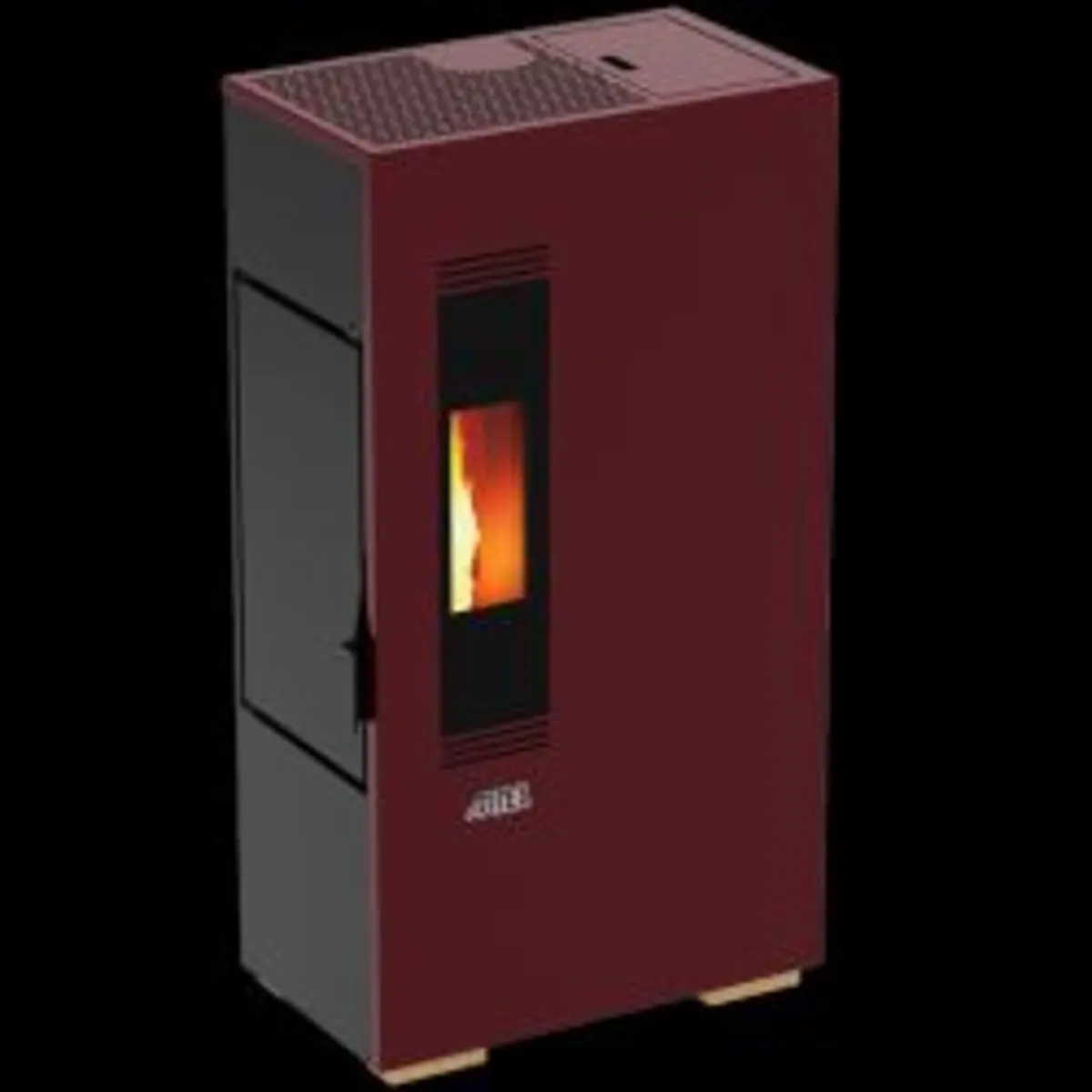Mini 5 Bordeaux Wood Pellet Stove - Image 2