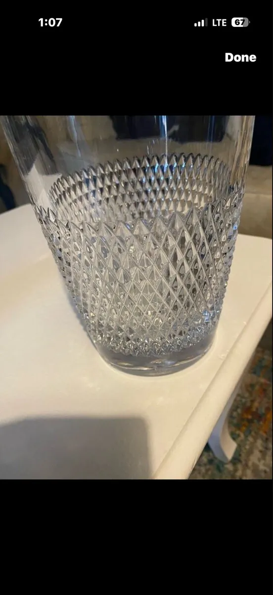 Large Heavy Waterford Crystal Vase - Image 4