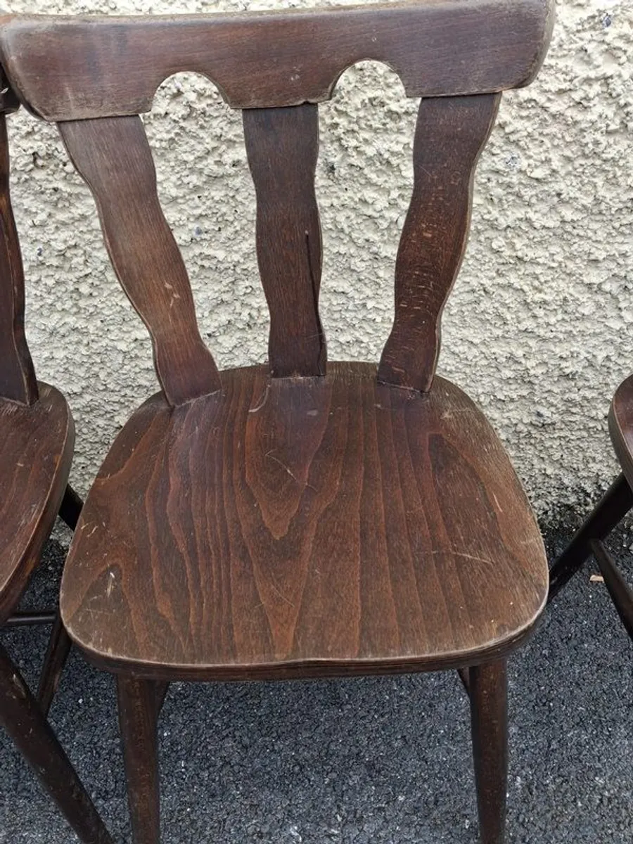 5 Wooden Chairs - Image 3