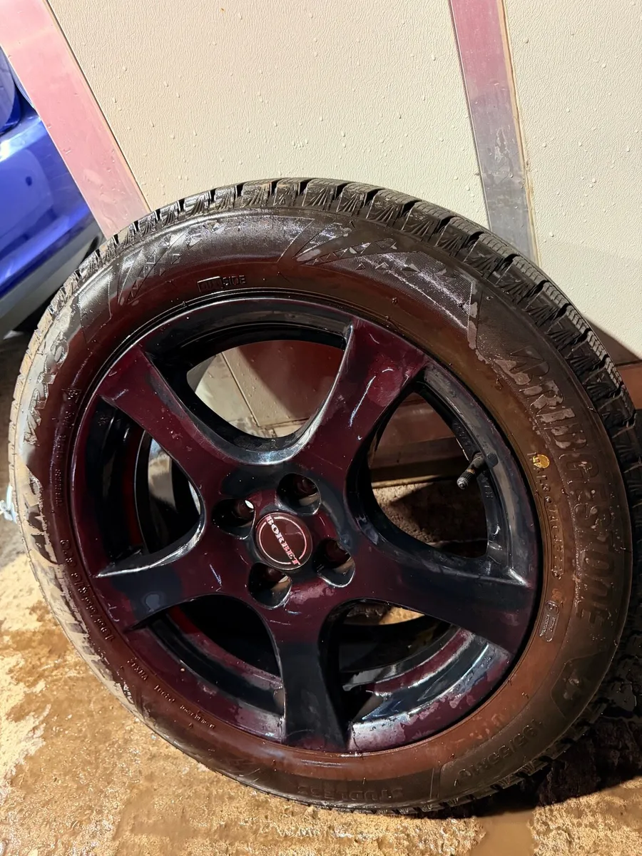 Alloys with tyres for sale - Image 4