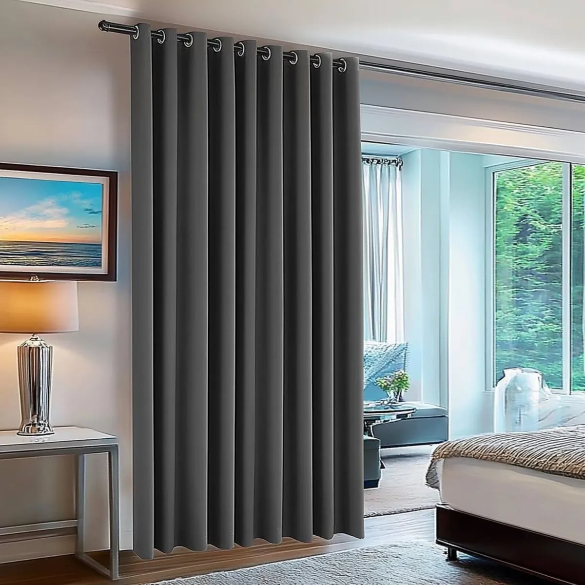 Blackout Room Divider Curtain Thermal Insulated - Image 2