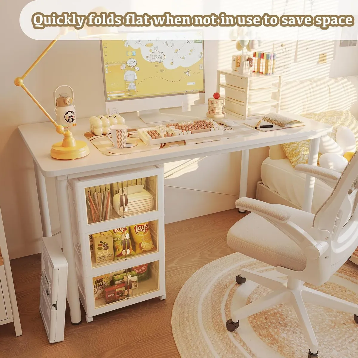 Stackable Plastic Storage Boxes with Lids Box - Image 4