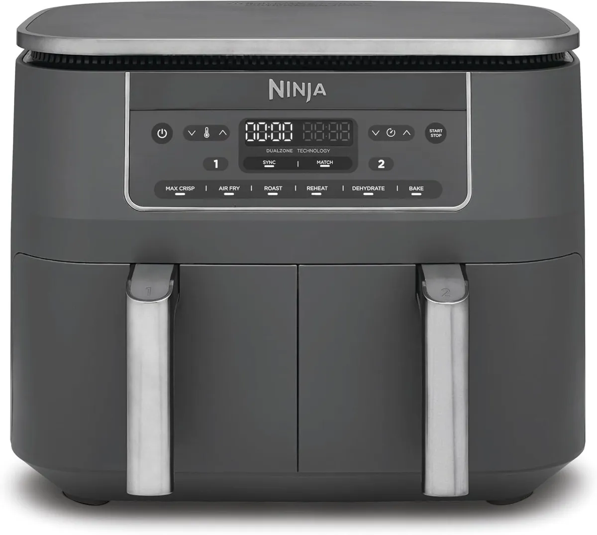 Dual Zone 6-In-1 7.6L Air Fryer 2 Drawers - Image 1