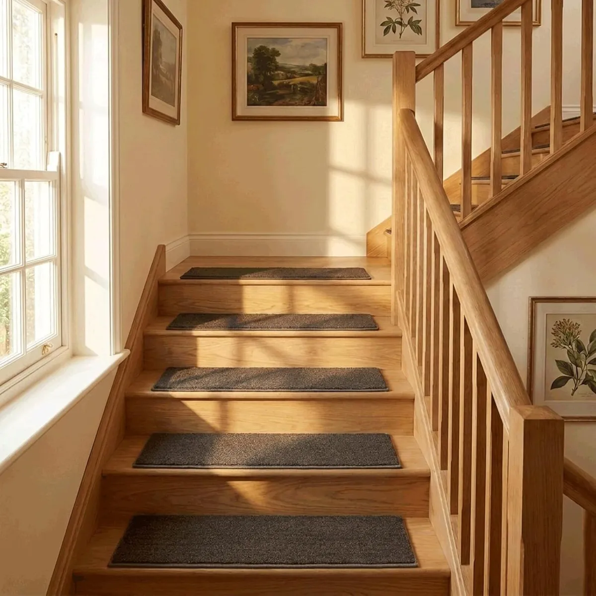 Stair Treads Carpet 15 PC Nonslip Polyester - Image 2