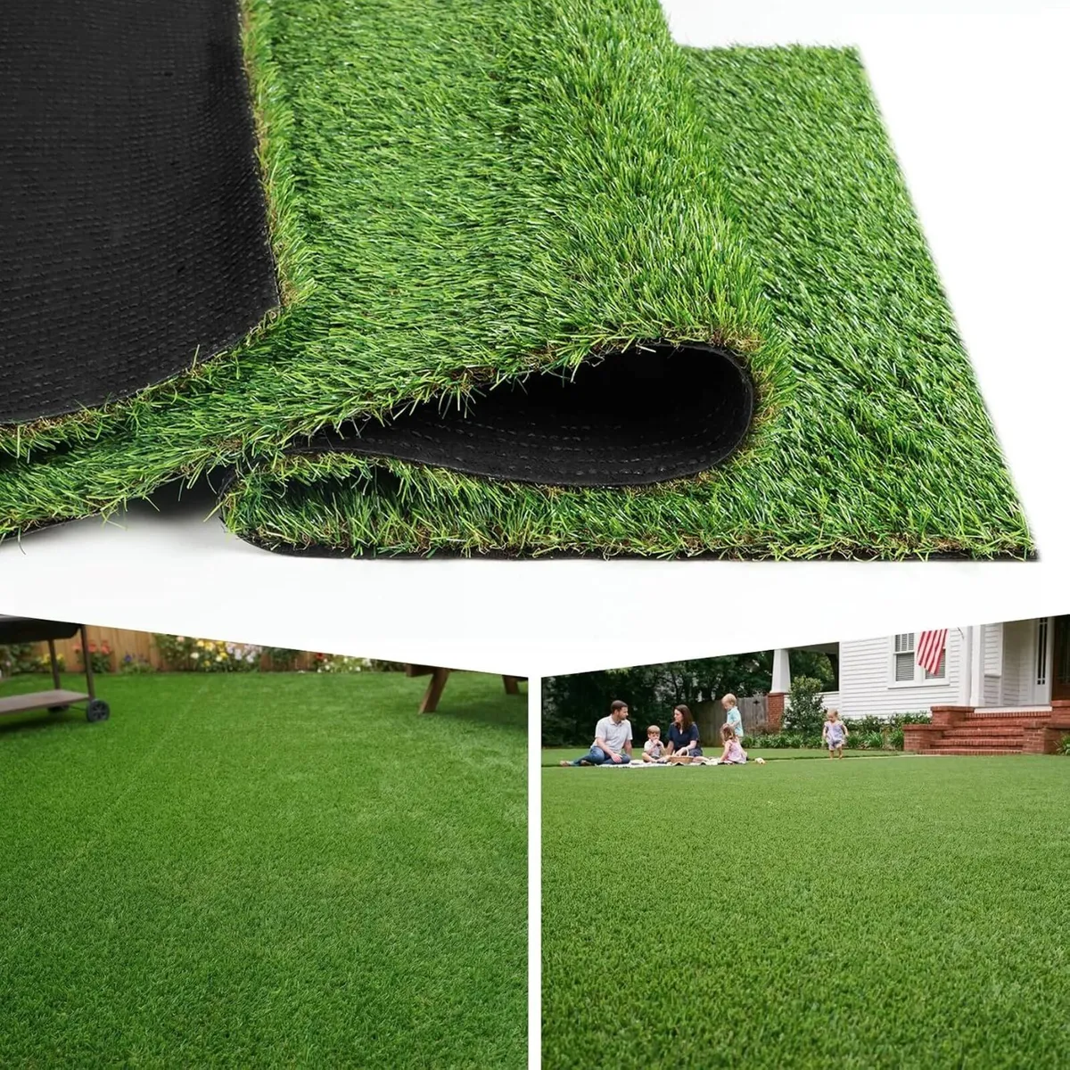 Realistic Artificial Grass Roll 1m X 4m 25MM - Image 1