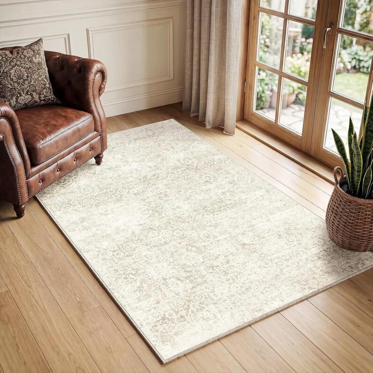 Living Room Rugs Vintage Rug Runner - Image 3