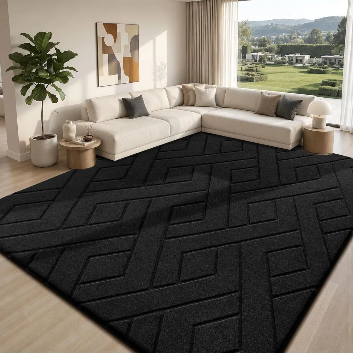 Rugs Living Room Shaggy Area for Bedroom - Image 1