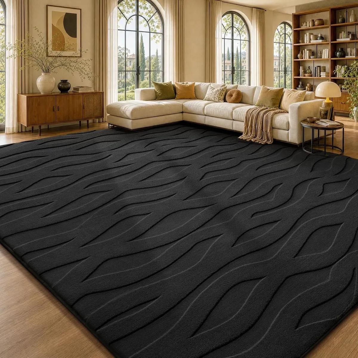 Large Rugs Living Room Washable Rug - Image 1