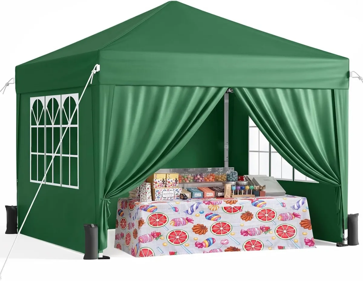 Pop Up Gazebo with Sides 3m X Upf - Image 1