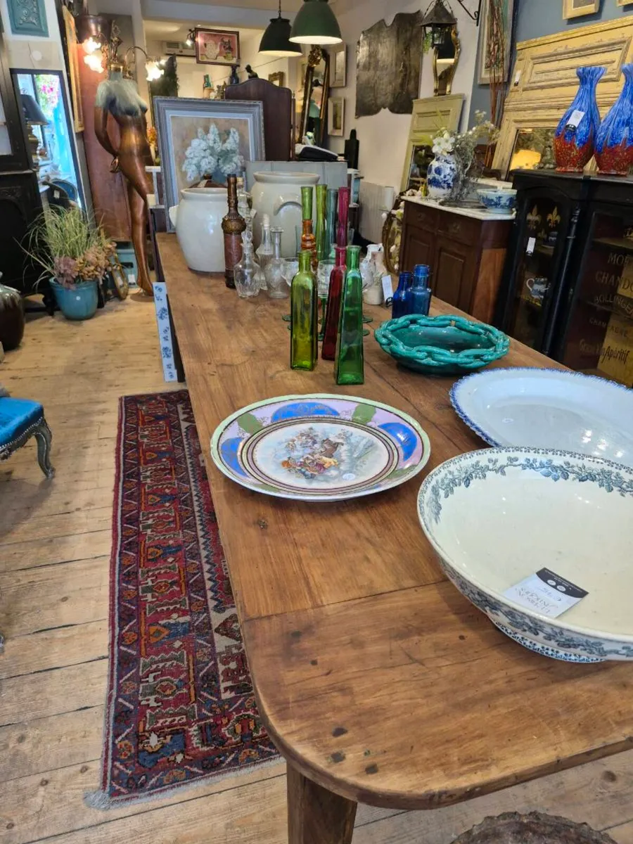 French antique dining table - Image 3