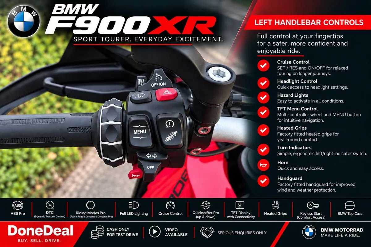 2022  F 900 XR F900XR-Fully Loaded–BMW Warranty - Image 3