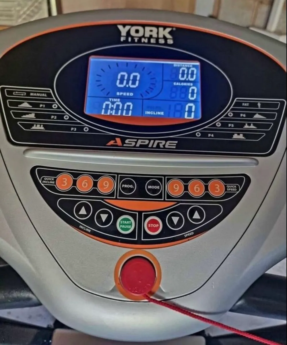 York aspire treadmill. Fully foldable space saver - Image 1