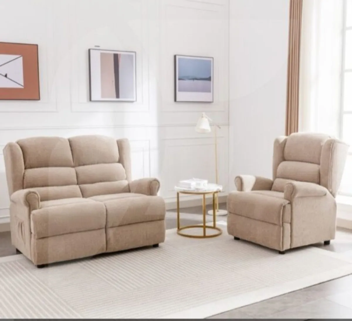Ember Fireside Chairs Oatmeal - Image 1