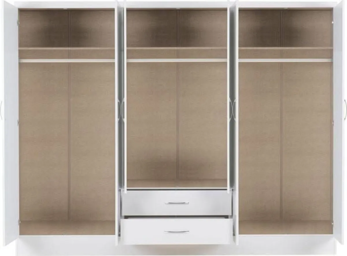 6 DOOR WARDROBES @ DSN Furniture - Image 3