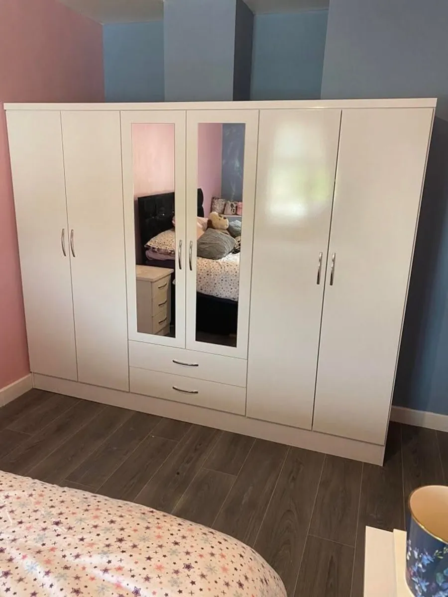 6 DOOR WARDROBES @ DSN Furniture - Image 4
