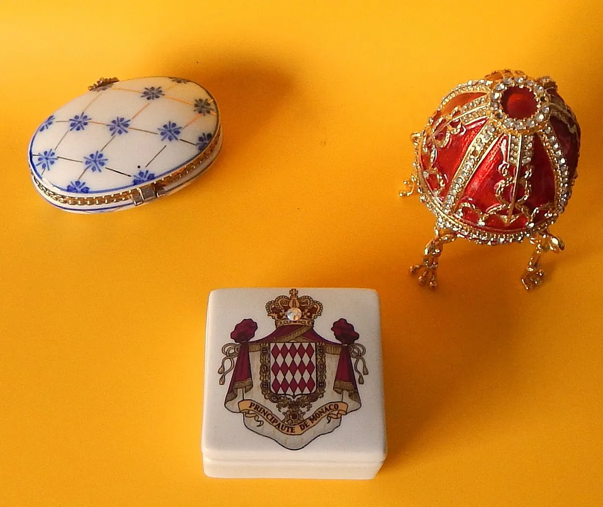 Selection of 3 Trinket Boxes - Image 3