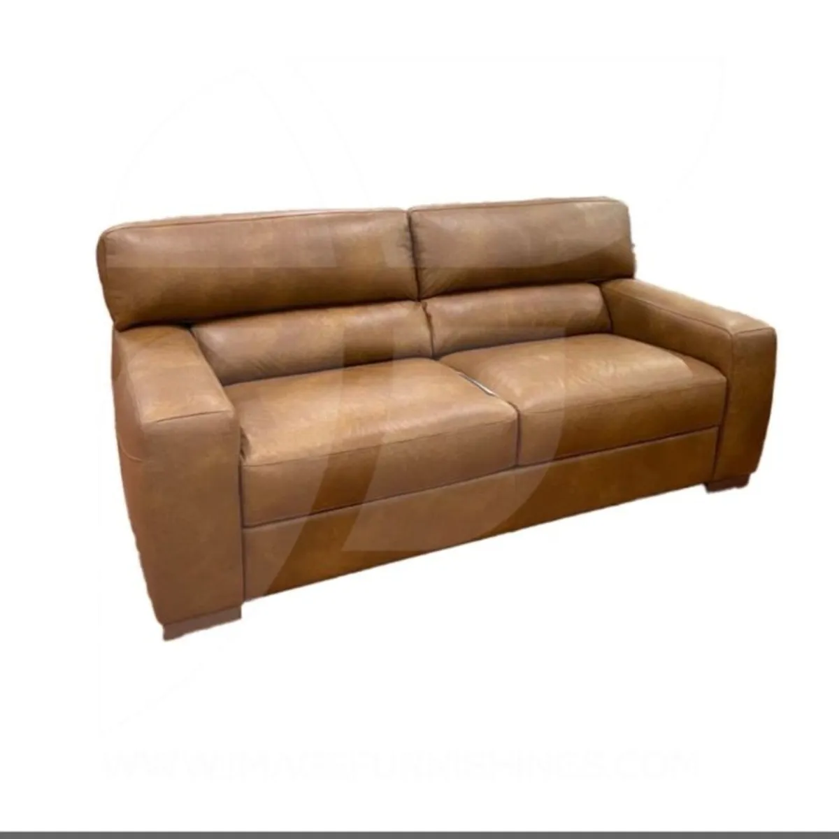 Aurora Italian Leather 2.5 Seater - Image 2