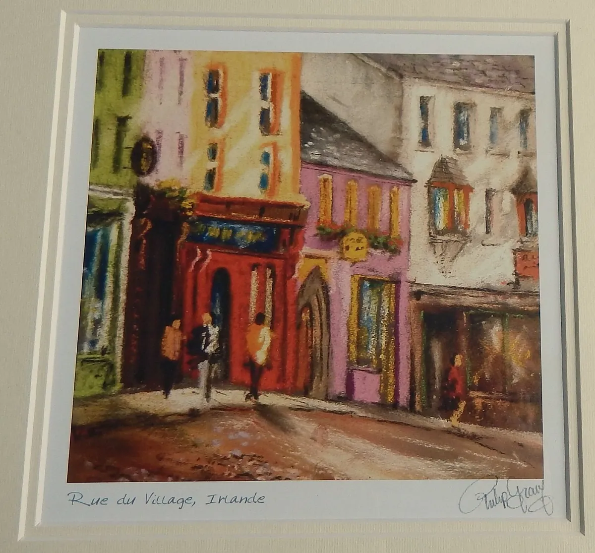 Signed Philip Gray Print ‘Rue de Village Irelande’ - Image 4
