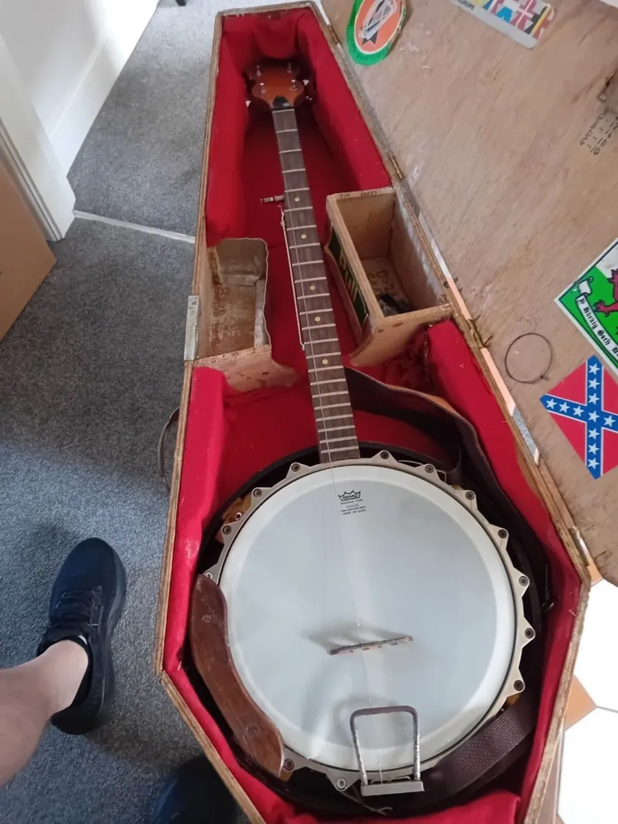 FRAMUS 5-String Banjo & Case - Image 4