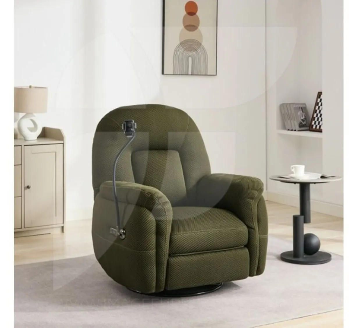 Sienna Reclining Chair with Phone Holder / 3 Colou - Image 1