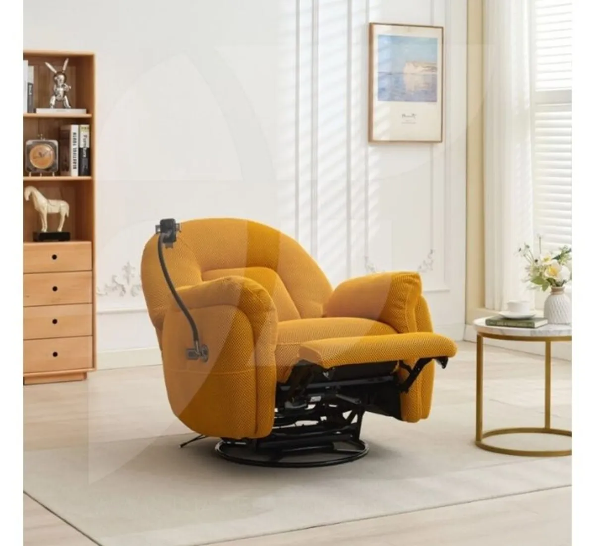 Sienna Reclining Chair with Phone Holder / 3 Colou - Image 3
