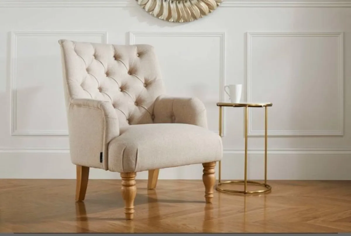 Padstow Button Back Armchair - Image 2