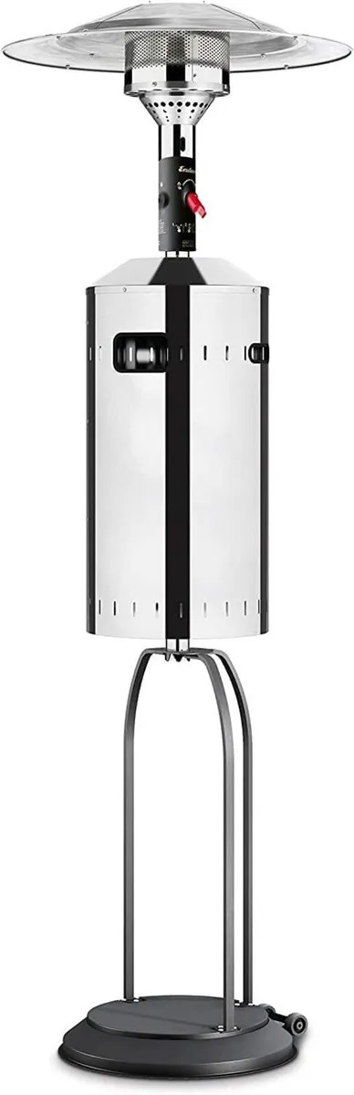 Elegance Gas Patio Heater Outdoor Silver - Image 2
