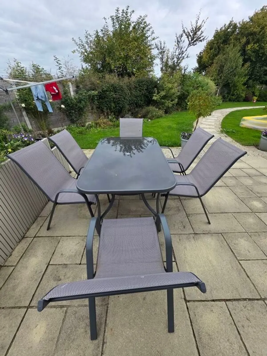 6 seater patio dining set - Image 2