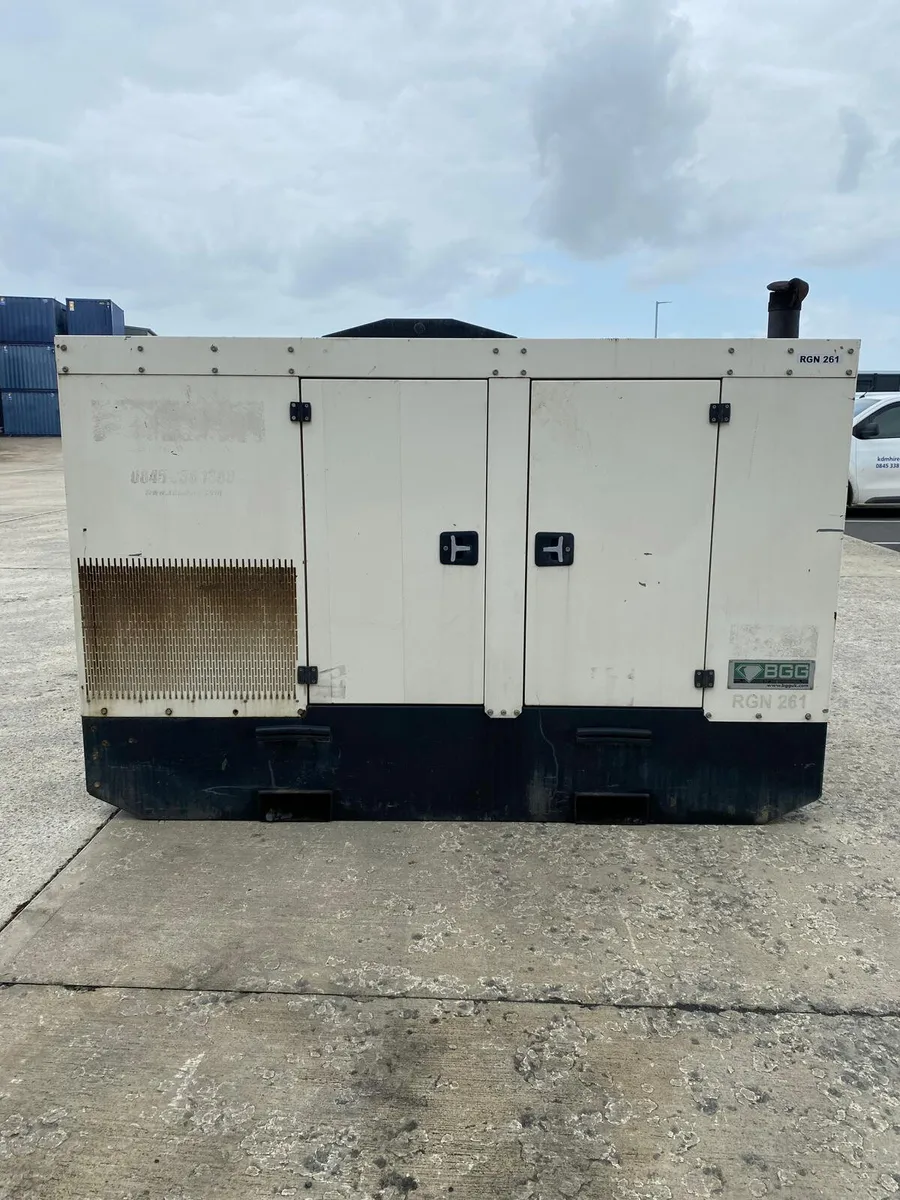 2017 BRUNO GX112FE3 100KVA 3PH SILENCED GENERATOR - Image 1