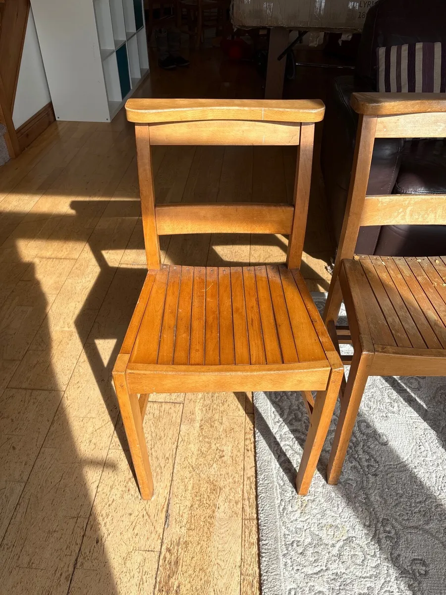 Vintage wooden Kitchen chairs - Image 1