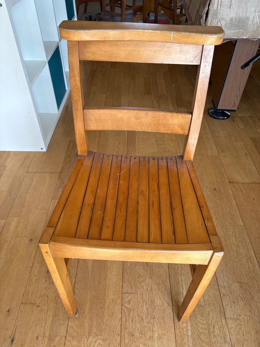 Vintage wooden Kitchen chairs - Image 2