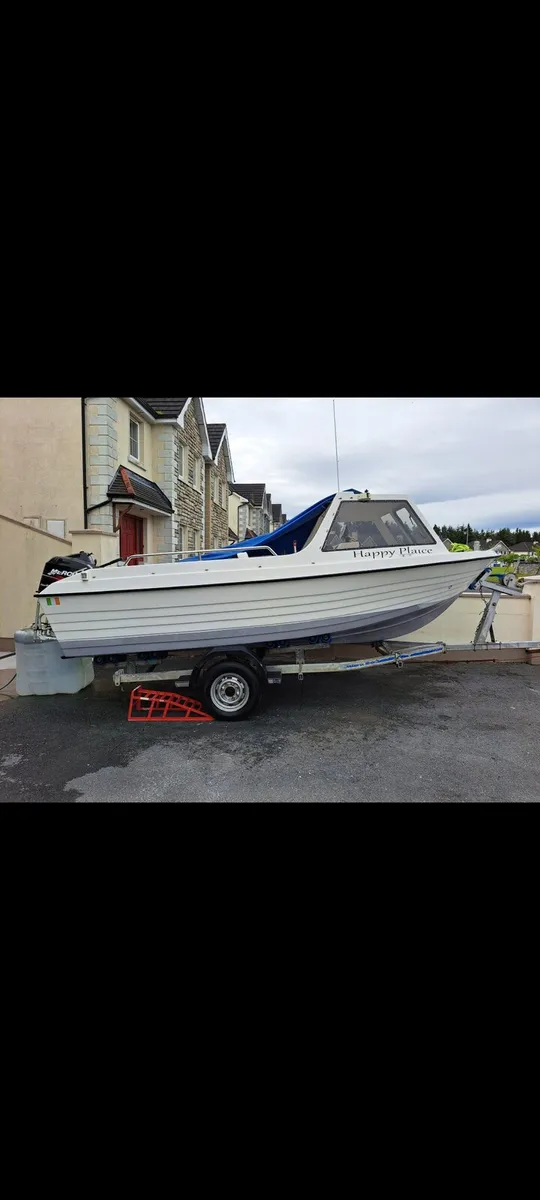 2004 explorer elite mercury 60hp roller trailer - Image 2