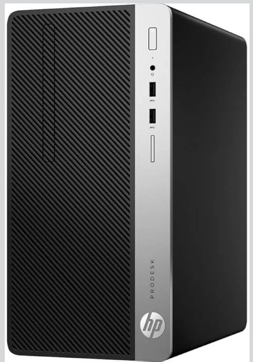 HP Prodesk 400 G5 MT (Black) Micro Tower PC - Image 1