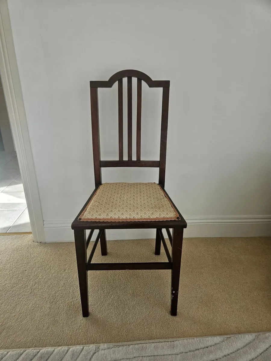 Antique hall chairs - Image 1
