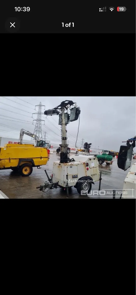 Smc TL90 Lighting tower for breaking d905 engine