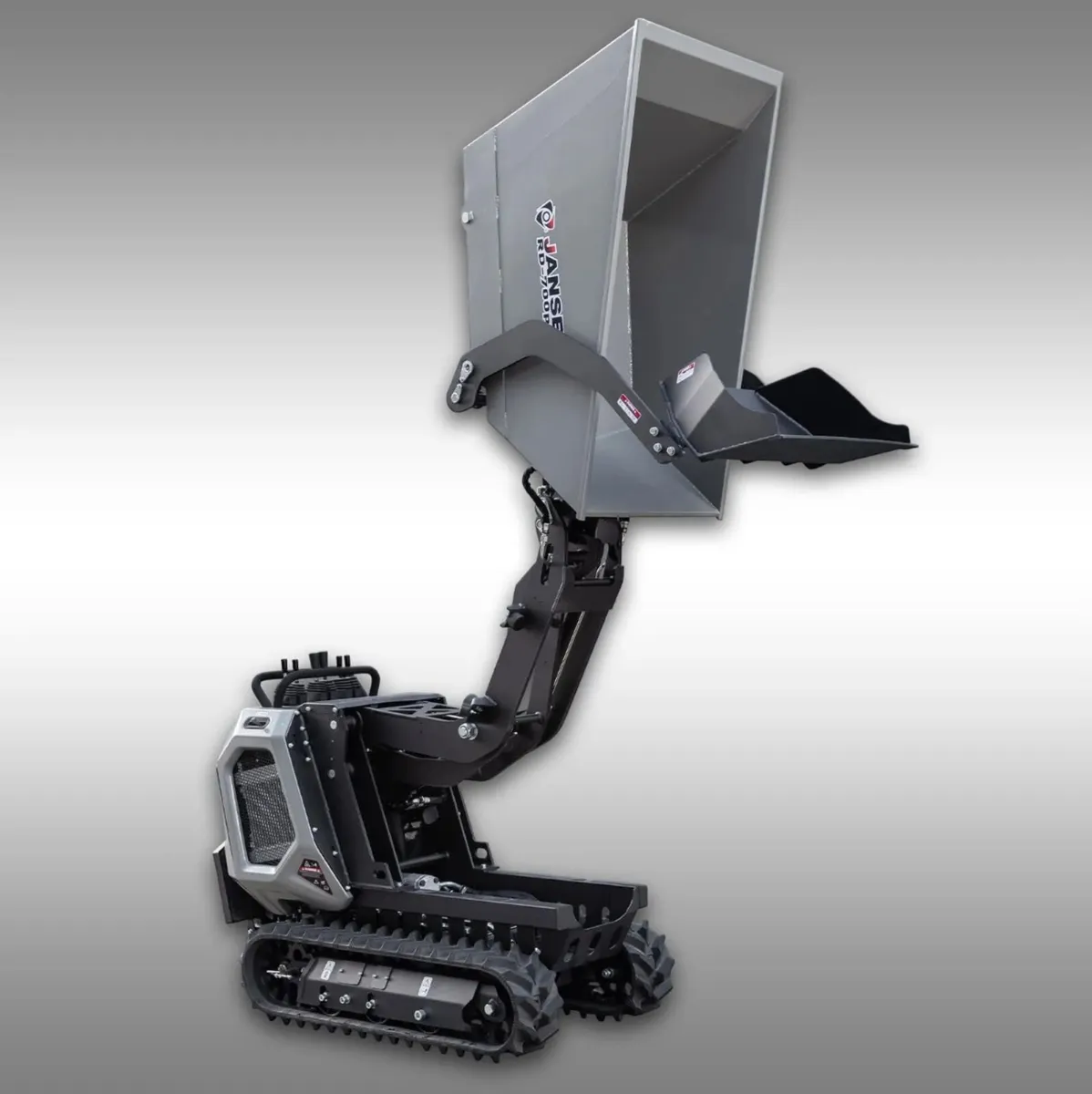 Jansen 800kg high tip tracked dumper. - Image 1