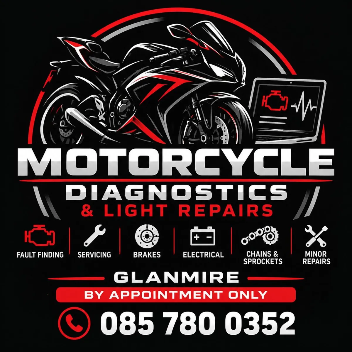 Motorcycle Diagnostics & Light Repairs