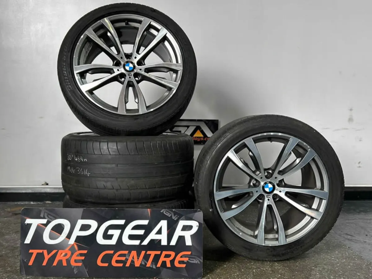 20" GENUINE BMW 469M FOR X5 F15 WHEELS & TYRES - Image 1