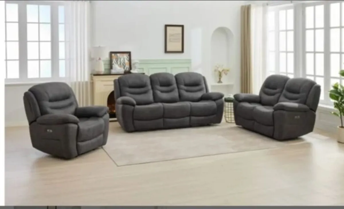 Bremen Electric Reclining 2 Seater Sofa - Image 2