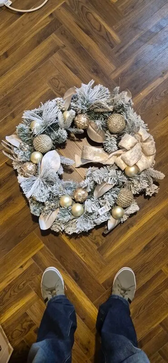 2 brand new Christmas wreaths - Image 3
