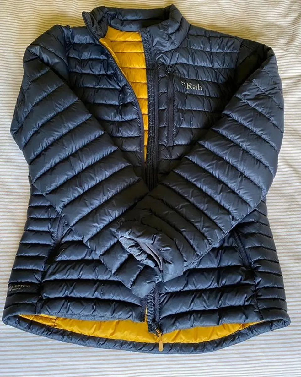 Men's Blue Rab Microlight Down Jacket - Image 1