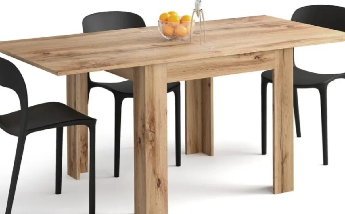 Dining table with fold top - Image 4