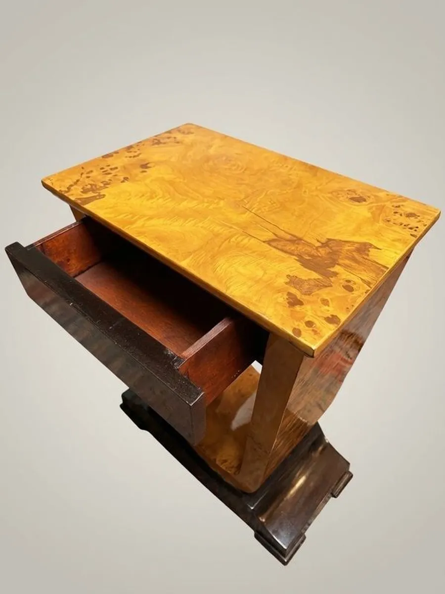 Pair of Architectural Art Deco Style Bedside Lockers / Nightstands - Image 3
