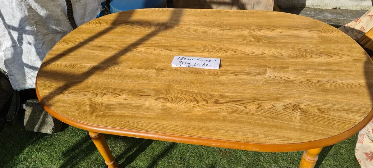 Kitchen Table with 4 chairs delivery locally inclu - Image 2