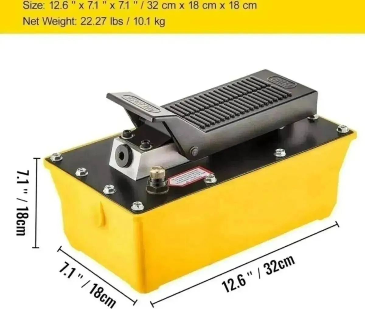 10000 PSI Air Powered Hydraulic Pump - Image 1