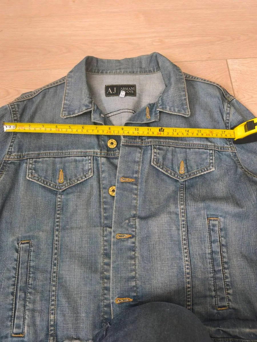 Armani mens denim jacket - Image 2
