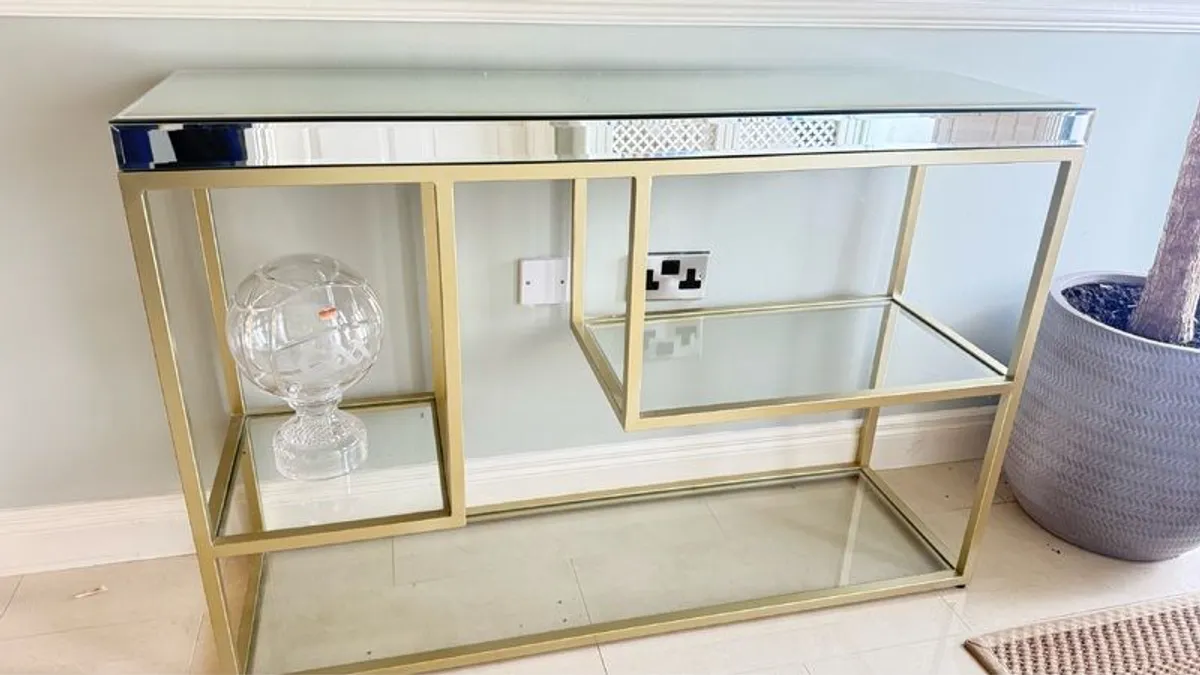 Hall table and mirror - Image 3
